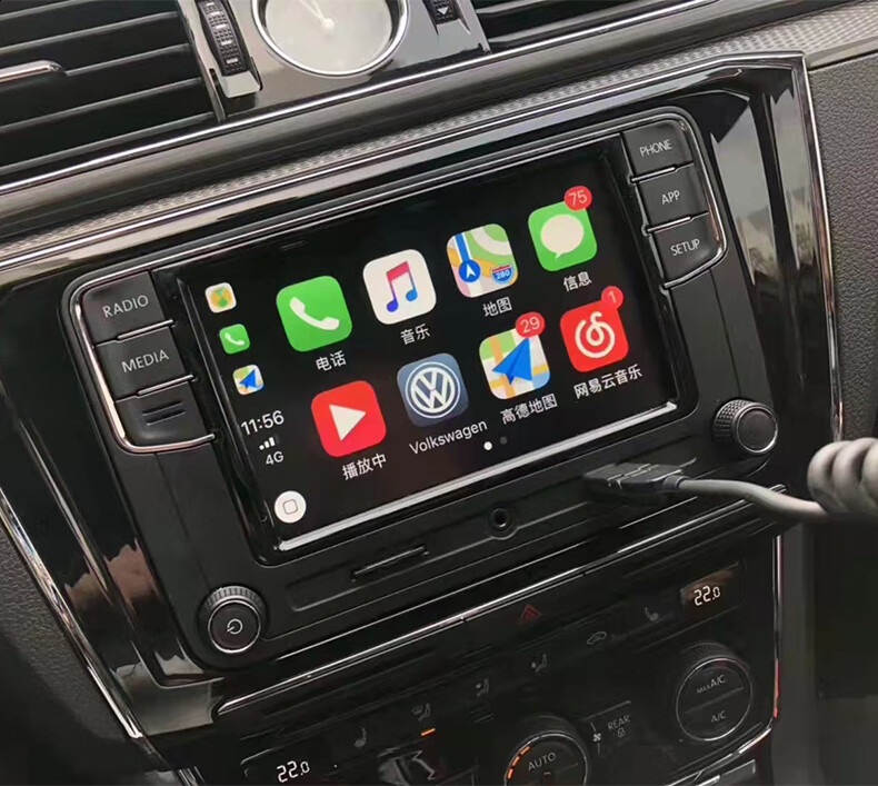 适用于大众pq平台mib主机187b迈腾帕萨特速腾途观朗逸宝来682g主机