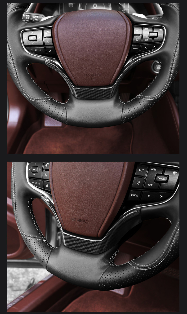 适用于雷克萨斯es200方向盘u型条亮条es260es300h内饰改装饰用品 18