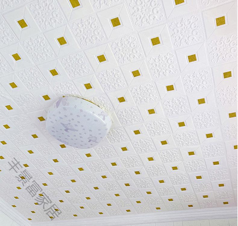 房顶贴纸 墙顶贴纸 棚顶贴纸墙纸自粘3d立体墙贴卧室温馨防水防潮