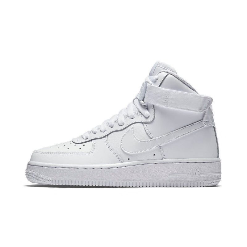耐克nikenike air force 1 high 空军一号全白高帮板鞋 女鞋 653998