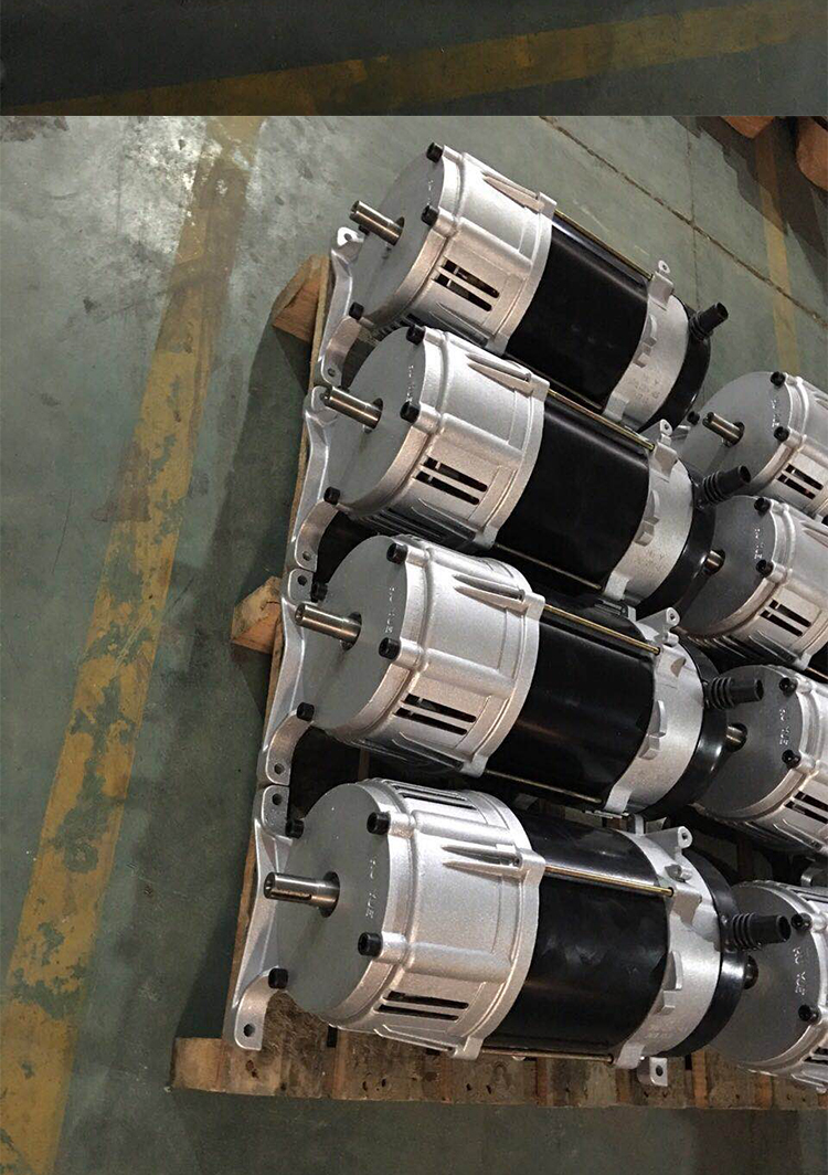 皮带轮发电机交流220v伏电球纯铜线小型家用发电机5千瓦家用交流发电