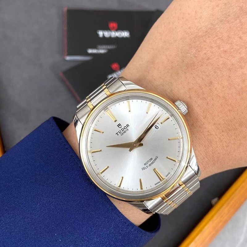 瑞士帝舵tudor手表风尚系列时尚休闲防水自动机械男表m127000009钢带