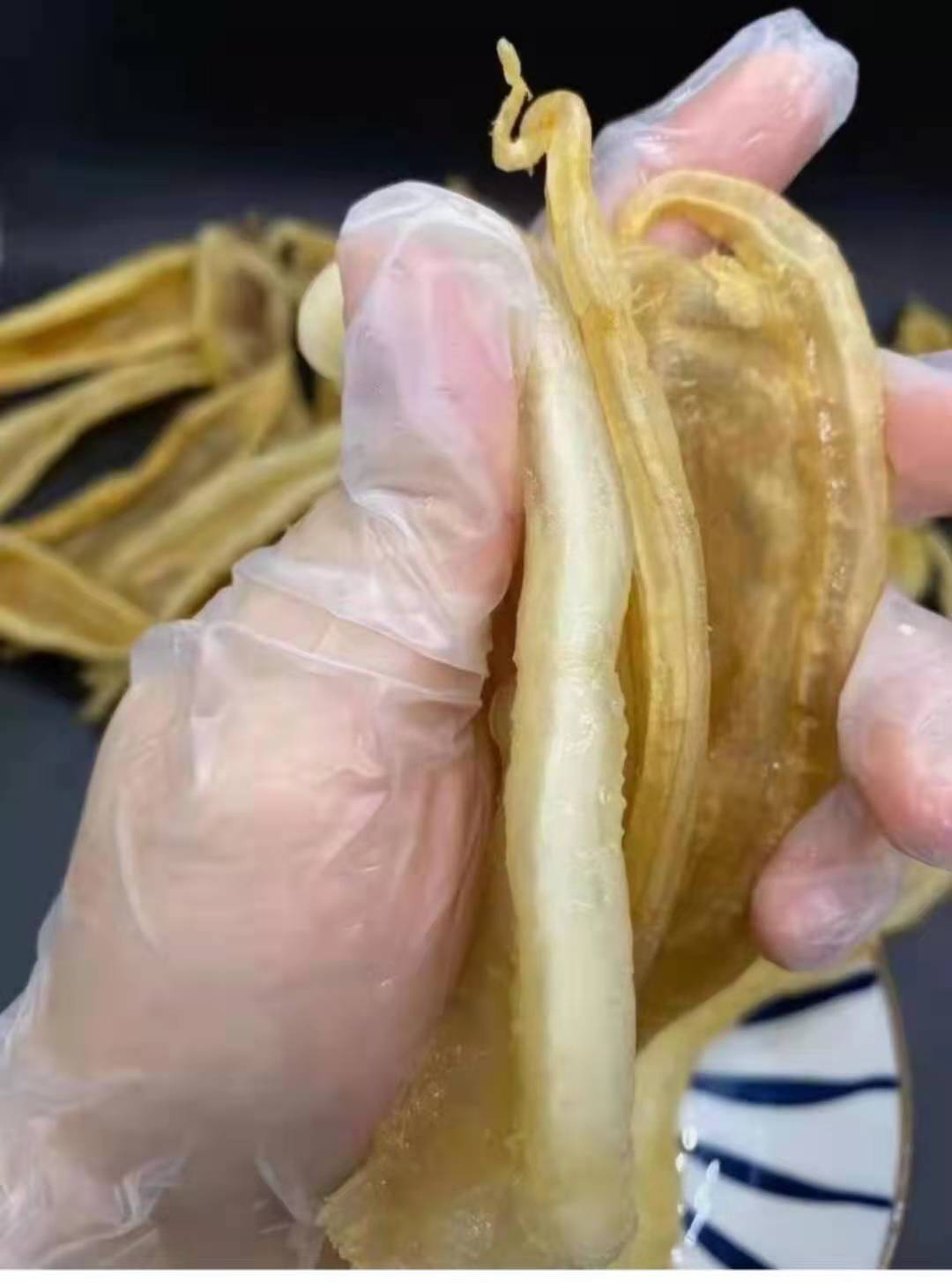 北海双背公鳘鱼胶花胶干货胶质丰富对皮肤好孕妇滋补送礼佳品 70头