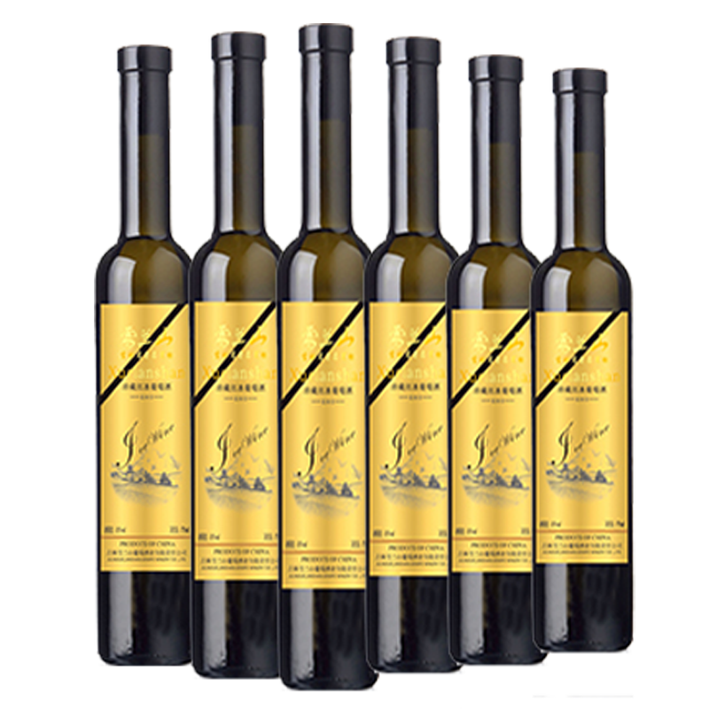 雪兰山珍藏红冰葡萄酒北冰红盒装11度375mlx6瓶整箱