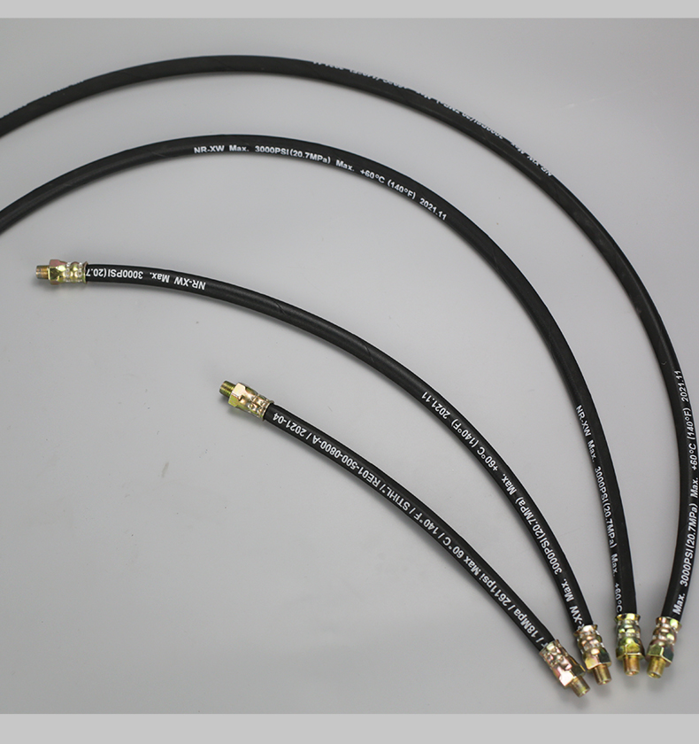 黄油枪软管手动气动耐高压钢丝油管注油枪配件注油管加长lsk 30cm钢丝