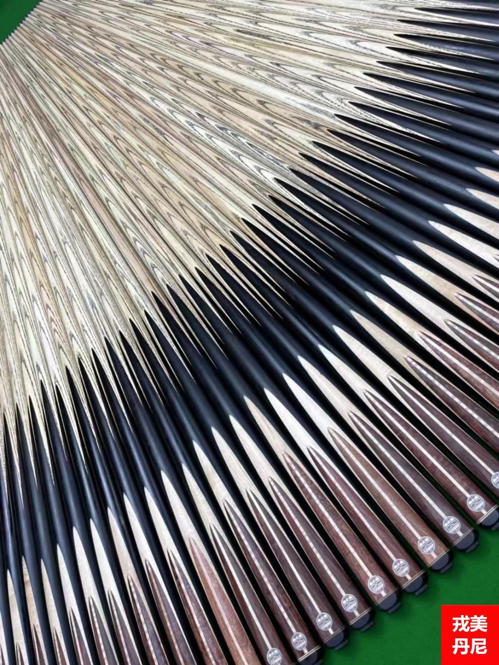 琼森波茨杆式台球杆桌球杆通杆中8手工斯诺克球杆套装波茨杆天工祥瑞