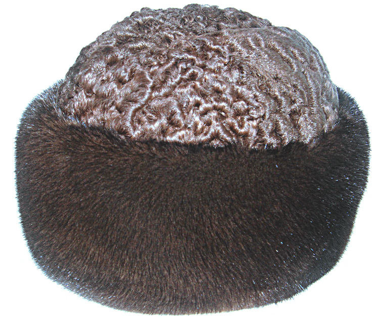 水貂帽子男整貂貂皮帽子男款貂帽貂毛帽秋冬季中老年棉帽送老爷子的帽