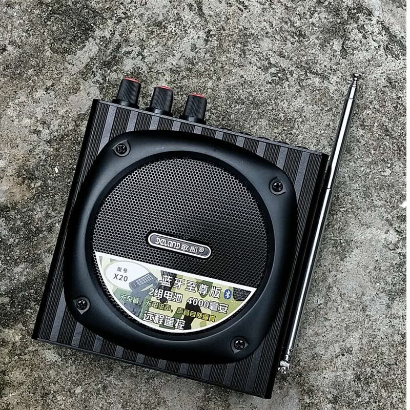竹鸡扩音器户外扩音器野竹鸡播放器大功率叫鸟器机远程遥控多媒体声卡
