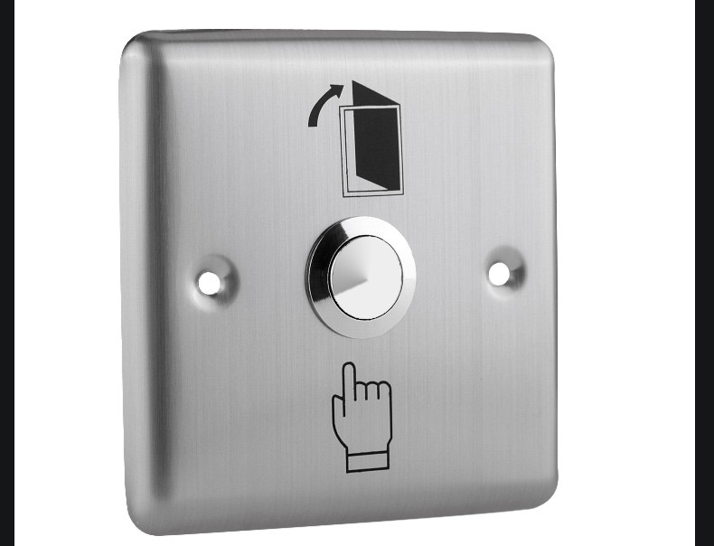 zucon门禁开关不锈钢门出门按钮电子开关门禁系统配套开关k20金属防水