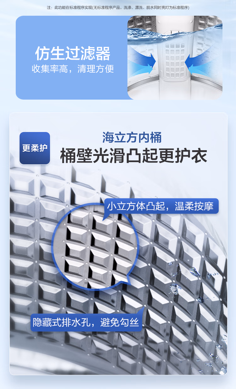 海尔洗衣机全自动波轮XQB100-BZ216J