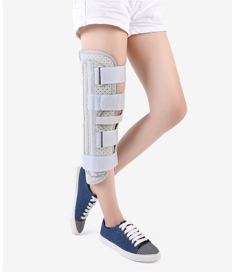 jk 医用膝关节固定支具膝盖骨折十字交叉韧带损伤下肢固定支架半月板