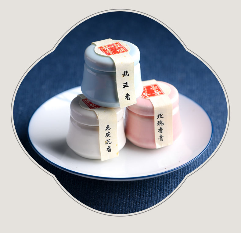 伊夏【京选好品】古法香膏二苏国风古法香膏固体沉香檀香膏古风鹅梨帐