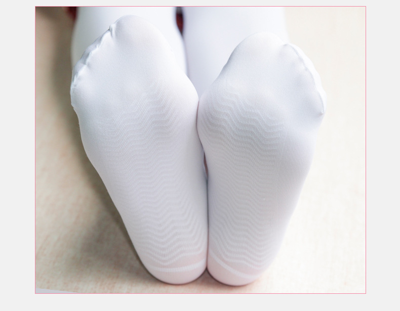 【jd春尚新】跳舞连裤袜 儿童白色打底袜女童舞蹈袜薄款女孩丝袜小孩