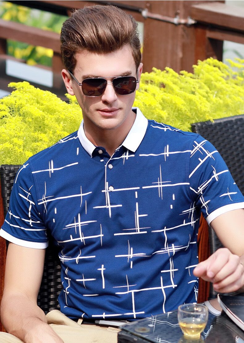 【新品上架】卡帝乐鳄鱼cartelo短袖t恤男修身衣服男短袖t恤男士潮