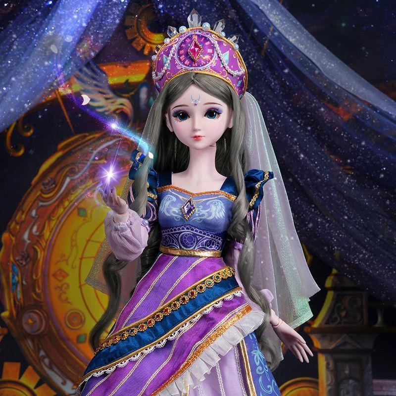 叶罗丽娃娃60厘米仙子夜萝莉情公主时希时间公主女孩玩具 圣质彦 60cm