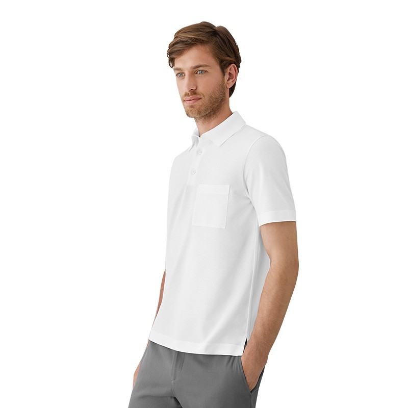 hermes爱马仕男士t恤broderie棉质立领polo衫短袖 h072325 ha30 xxl码