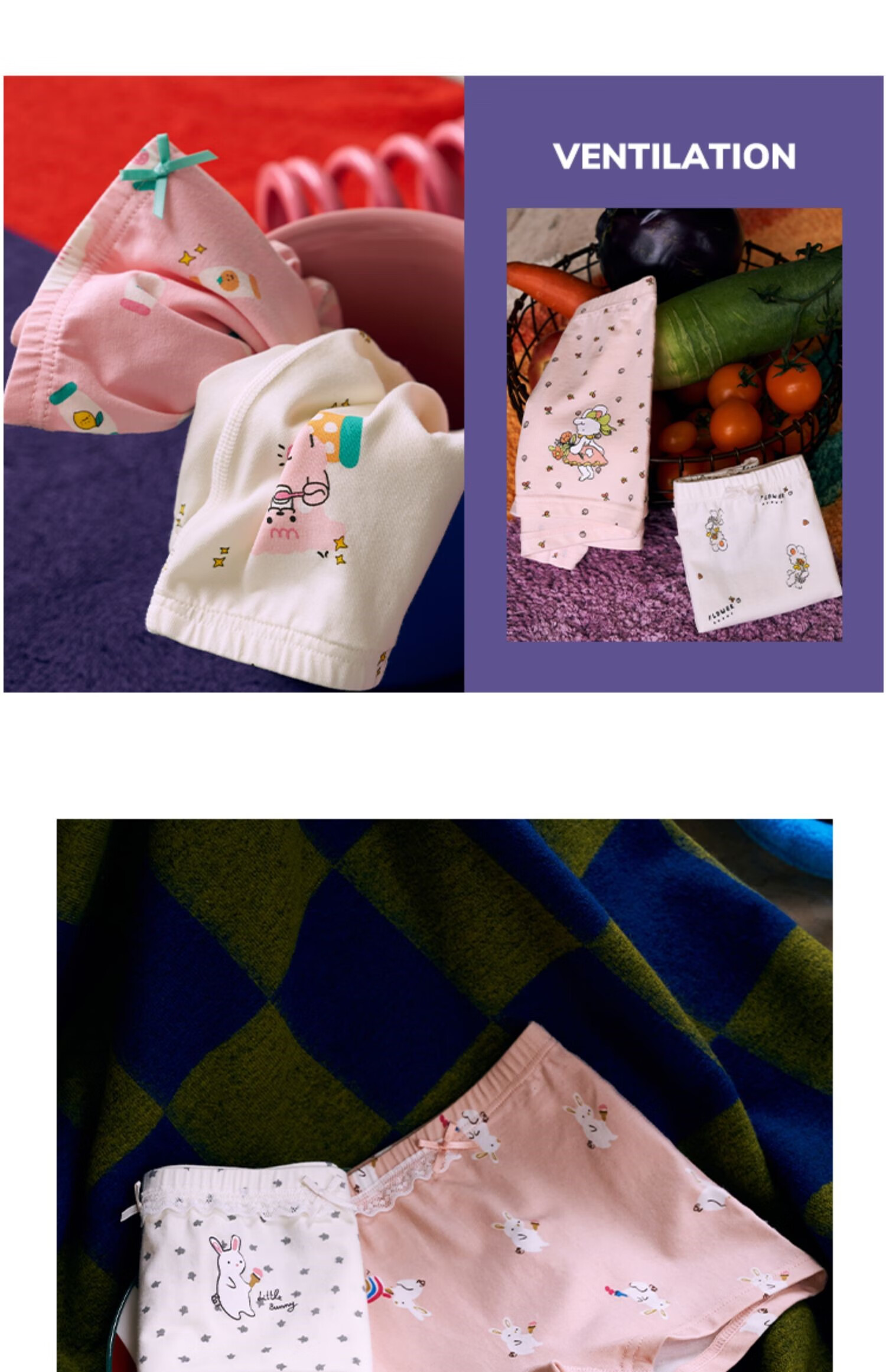 小黑托昵内裤 小黑托昵女童内裤儿童平角裤宝宝小女孩儿童内裤小黑