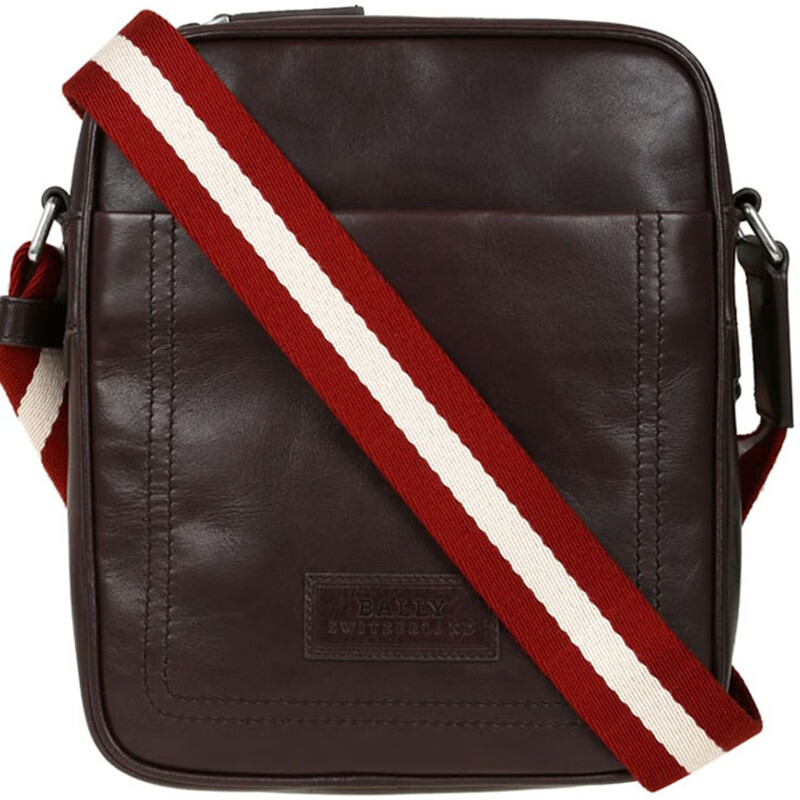 巴利(bally) bally巴利男包 奢侈品男士牛皮经典款 单肩包邮差包斜
