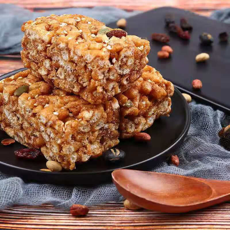 沙琪玛黑糖燕麦坚果香蕉牛奶枸杞味休闲零食小吃代餐早餐黑糖味燕麦