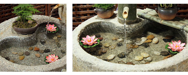 定做老旧石槽鱼缸石磨花盆流水景观石头水槽水缸养鱼户外庭院装饰摆件