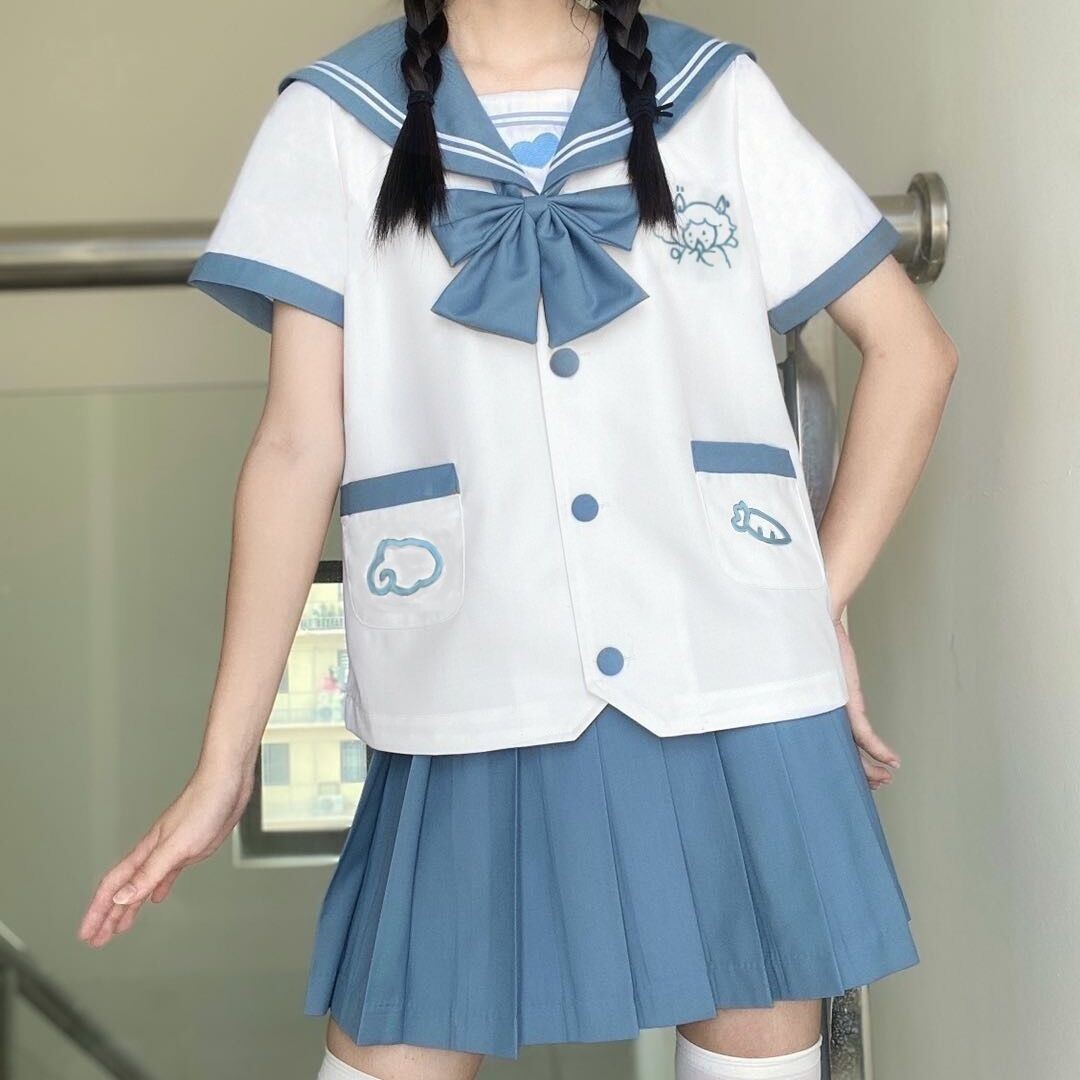 商场同款lrtl轻奢jk咩咩小兔可爱幼稚园jk制服日系水手服学生套装裙