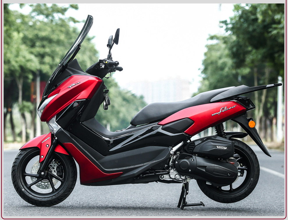 全新航爵猛士2代大型踏板燃油摩托车双通道abs防抱死碟刹150cc水冷无