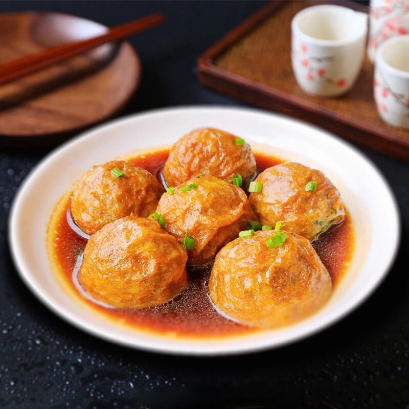 江南特色风味面筋塞肉 大个肉馅面筋1500g/包 50个锡特产特色菜 油方