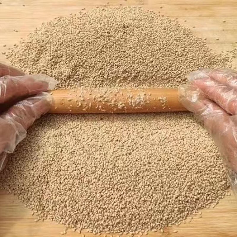 芝麻盐河南特产熟即食咸味原味烧烤火锅蘸料 手工黑芝麻盐原味 100克