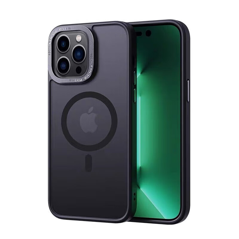 comma手机壳磁吸comma逸彩苹果iphone14promax手机壳磨砂全包防摔磁吸