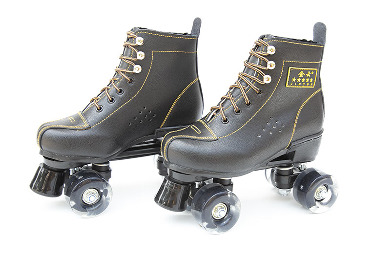 迪卡侬(decathlon) 新款双排溜冰鞋儿童四轮滑鞋成年男女旱冰鞋双排