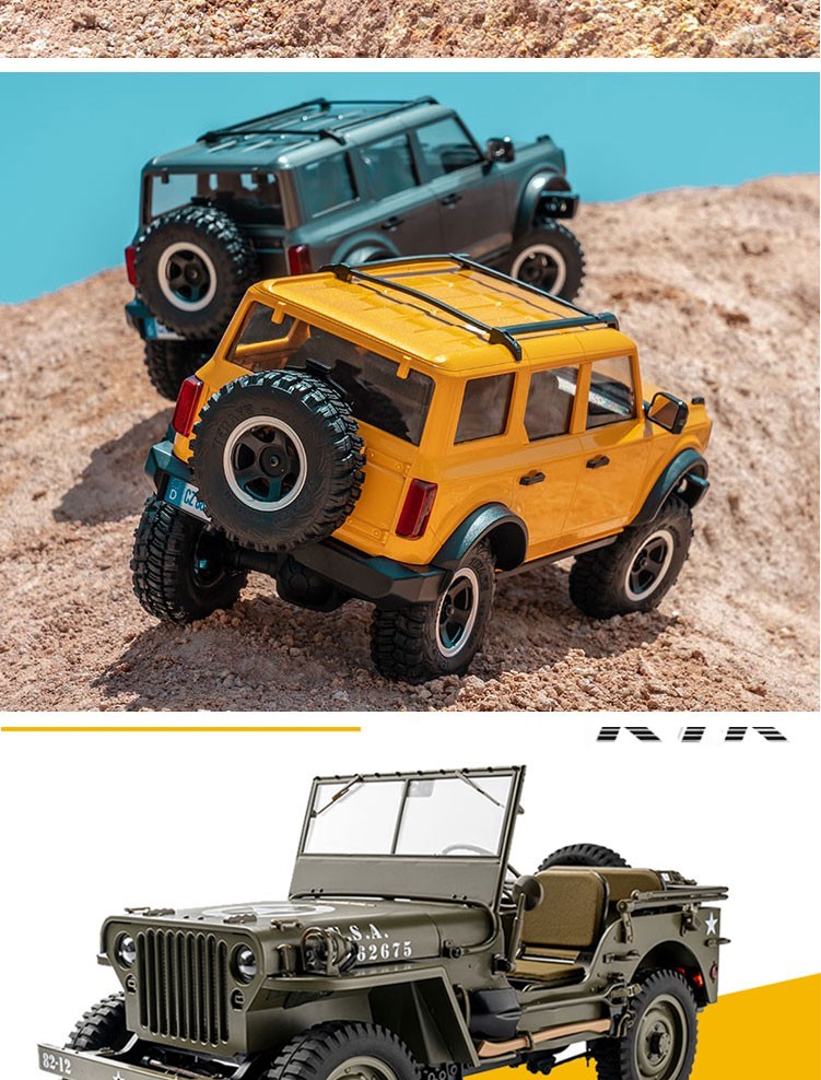 攀爬车 rc遥控车小奇吉姆尼赤兔沙漠掘金风暴威利斯甲壳虫 仿真电动