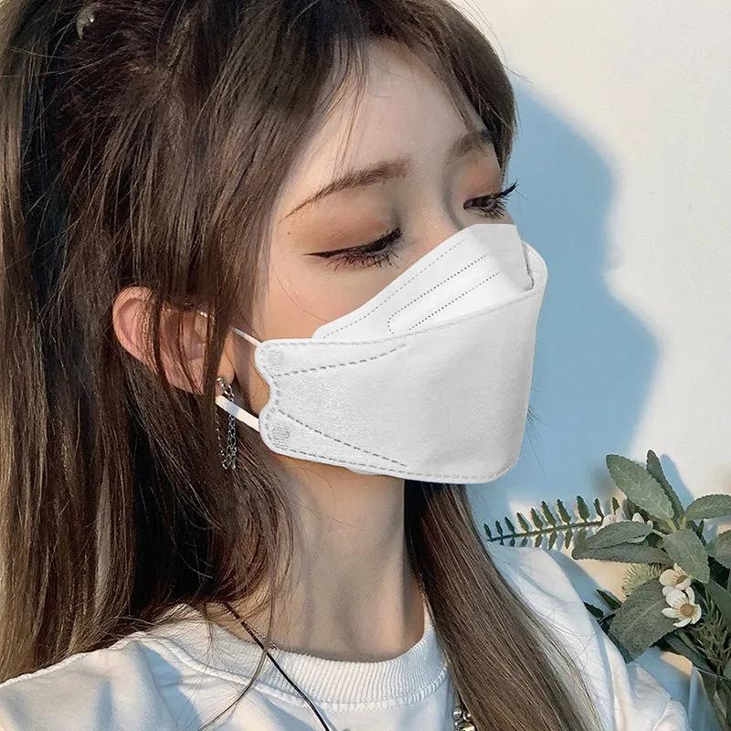 4d立体口罩防尘防口罩韩版高颜值男女通用修脸型口罩网红同款渐变色4d