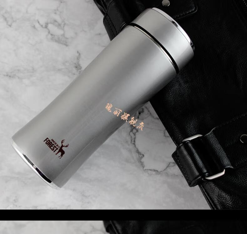 金力保温杯男士办公商务车载水杯女士便携时尚创意不锈钢真空杯子