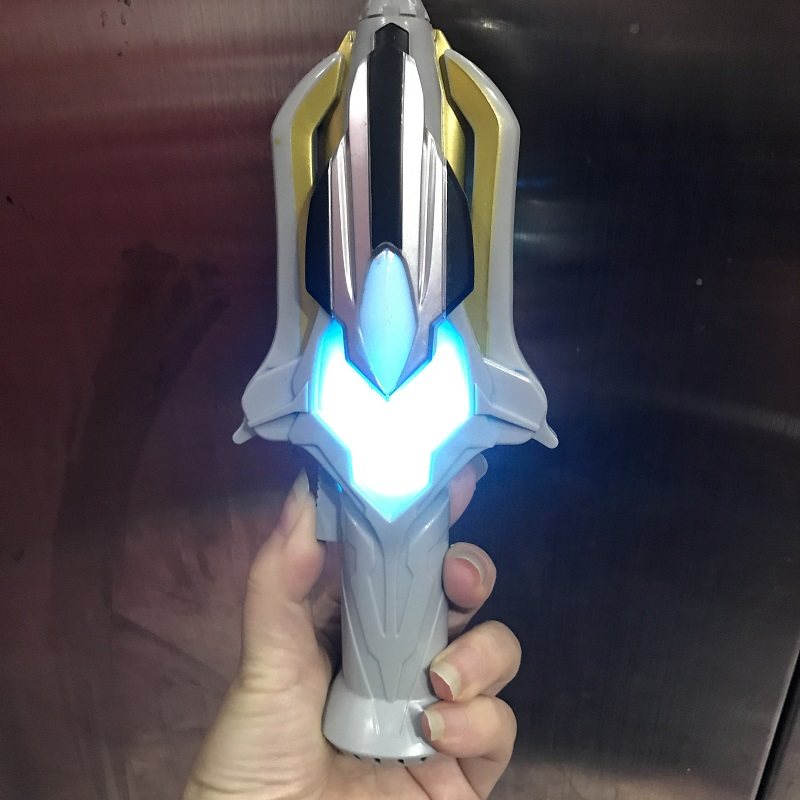 银河火花奥特曼变身器银河火花枪开合发声光可变形人偶的玩具银河火花