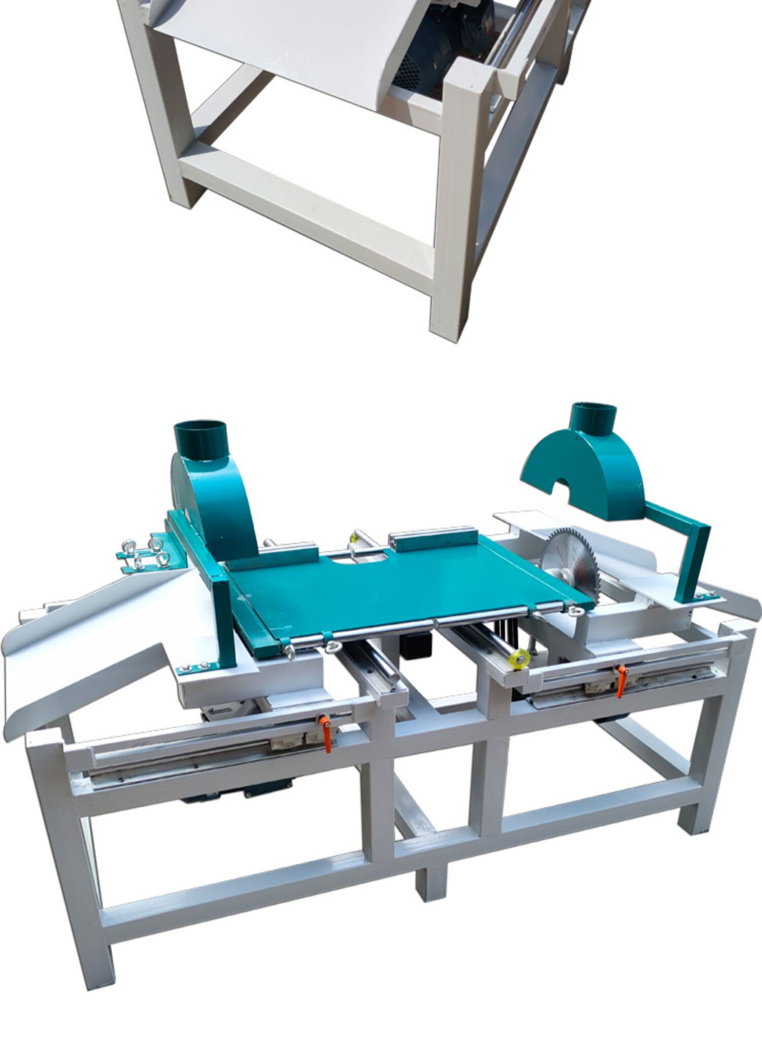 乐念 推台锯裁板锯简易多功能木工台锯裁板锯双头断料锯精密推台锯 军