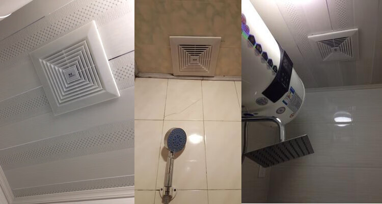 吊顶排风扇卫生间管道风机换气扇厨房吸顶排气扇厕所集成强力静音