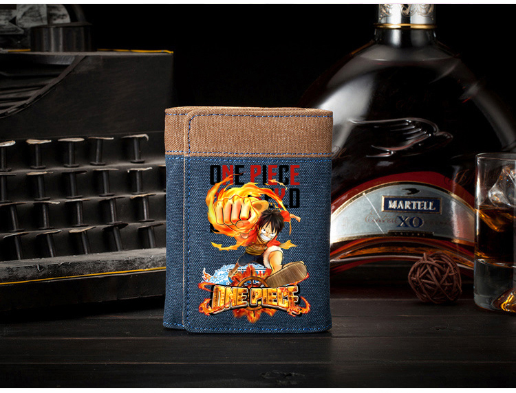 2022年新款春季海贼王卡包海贼王路飞索隆卡通动漫联名潮牌时尚钱包男