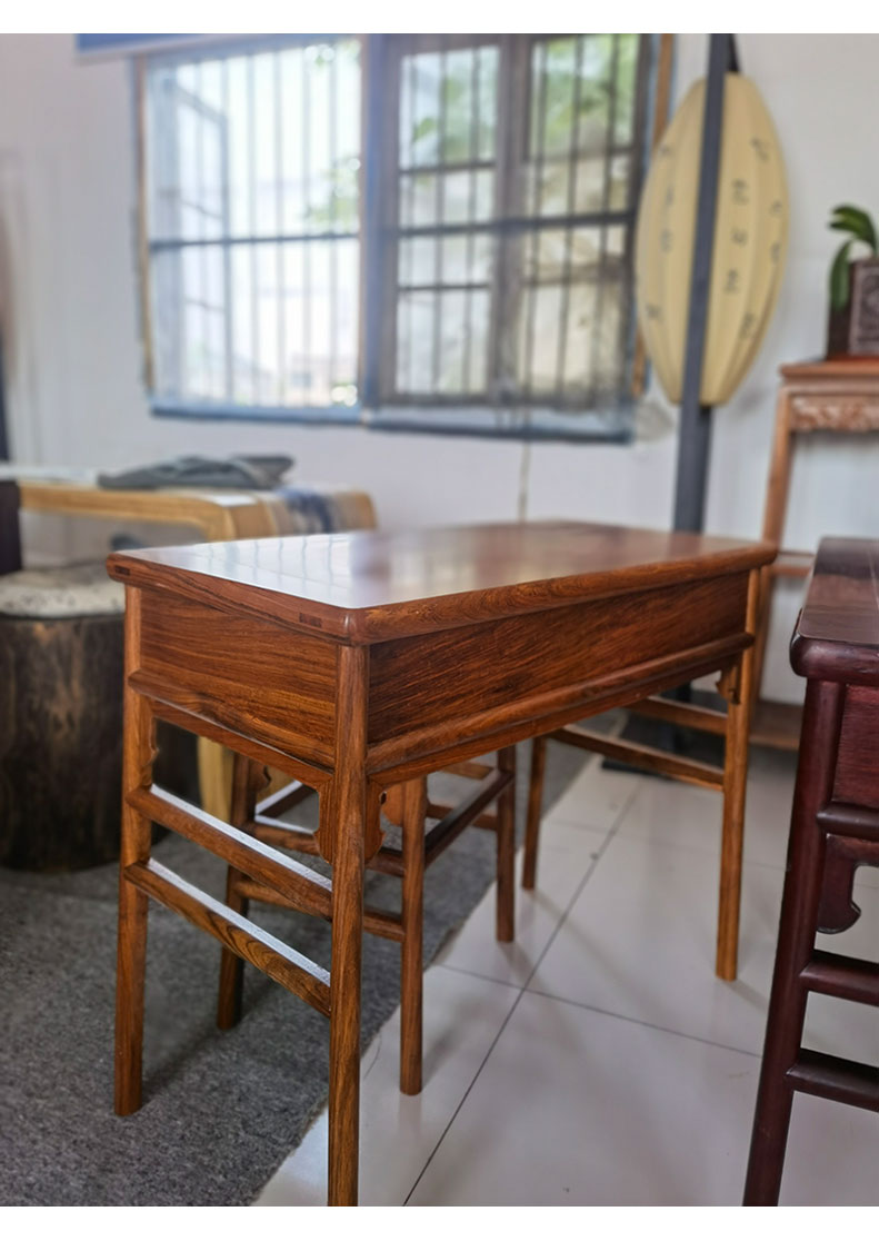 高档宋徽宗古琴桌 听琴图琴桌花梨木榫卯结构擦生漆演奏级扬州古琴