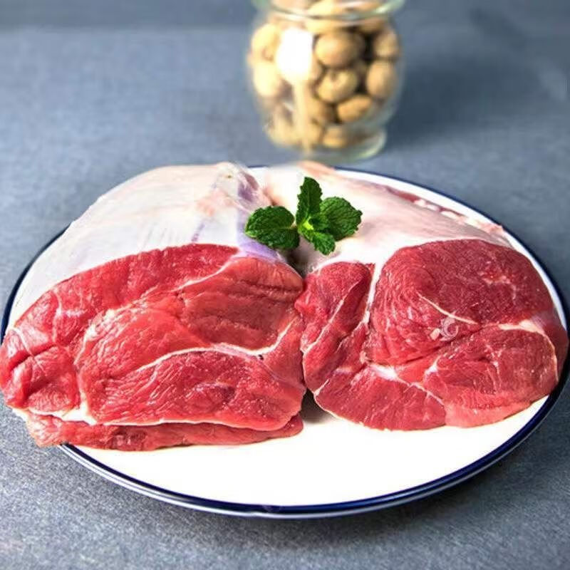 魃鲜新鲜猪腱子肉现杀去骨猪后腿腱子肉猪后腿肉5斤装精品腱子真空