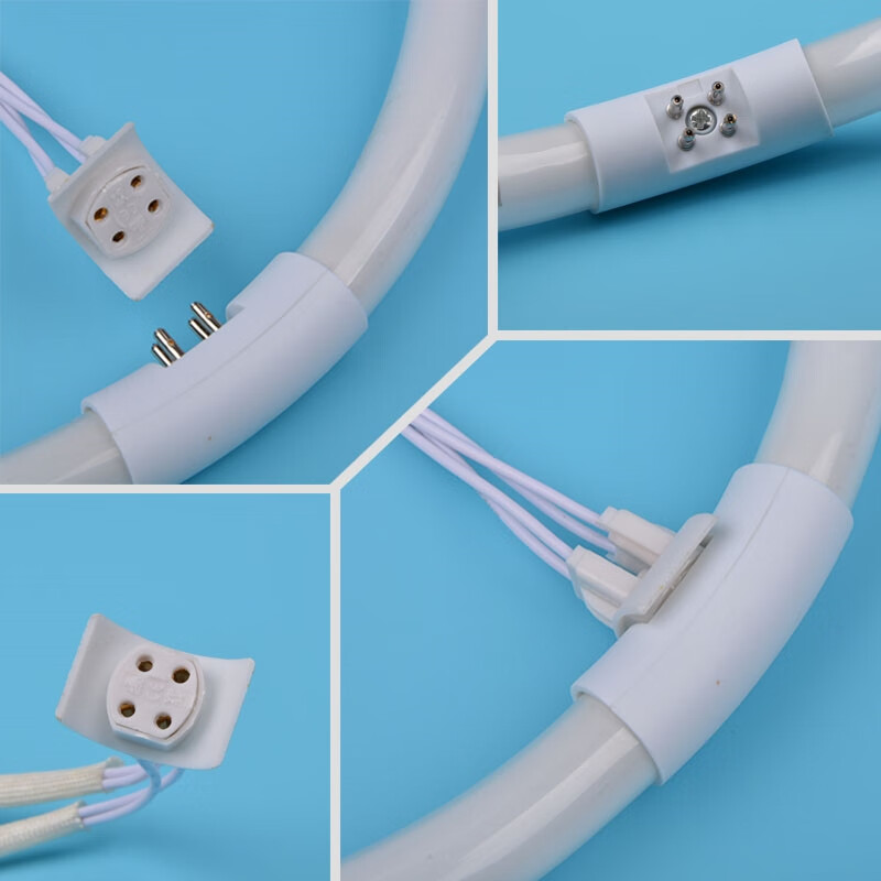 环形灯管镇流器22w32w40w55w四针三基色吸顶灯圆形t5t6电子荧光灯 t6