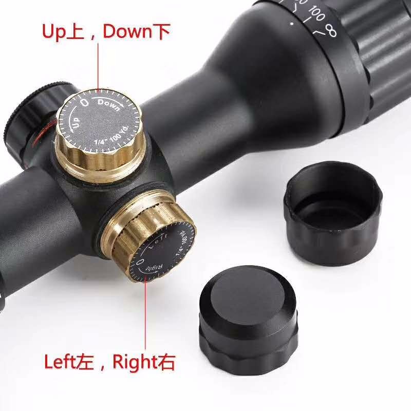 蚊子王 短款瞄准镜高抗震十字密位点狙i击镜高清光学十字镜带锁定瞄准