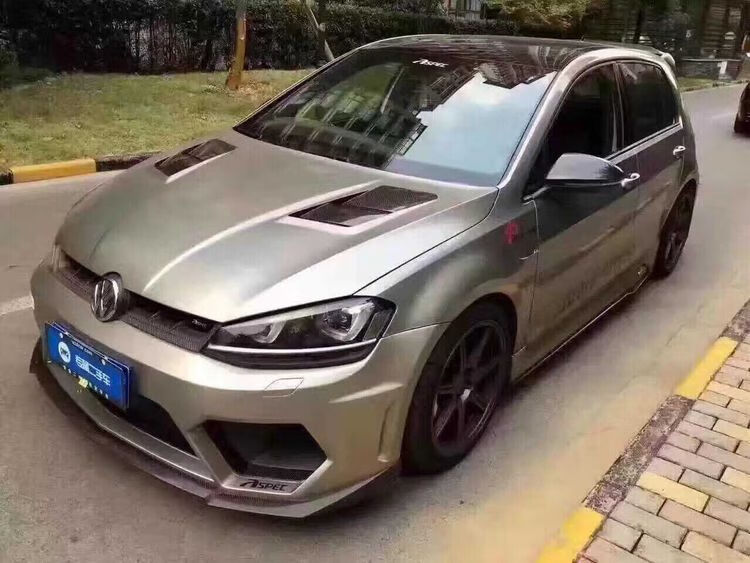 【高尔夫7改装包围】大众高尔夫七改装aspec大包围golf7gti r20前杠后