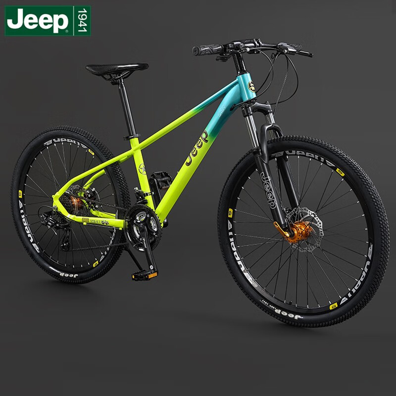 jeep 吉普(jeep)山地车自行车学生成人减震碟刹通勤男女变速越野