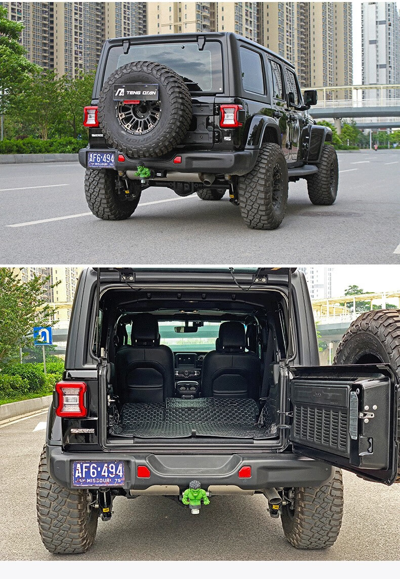 适用于jeep牧马人十周年改装前后杠18-22jl吉普保险竞技混动 jl十周年
