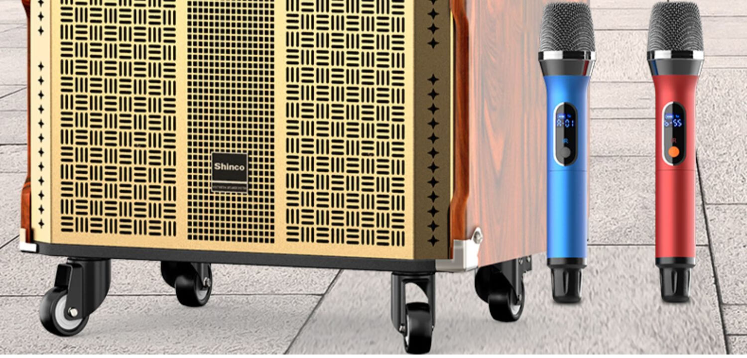 新科shinco广场舞音响带显示屏家用wifi触摸屏点歌ktv视频机户外直播