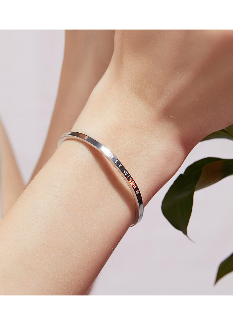 bestwishes银手镯·玫瑰