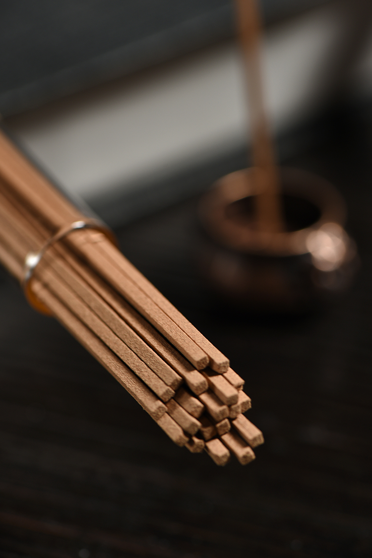 玄同印度老山檀四方香礼盒装木质香盒香道茶道香筒礼盒送礼