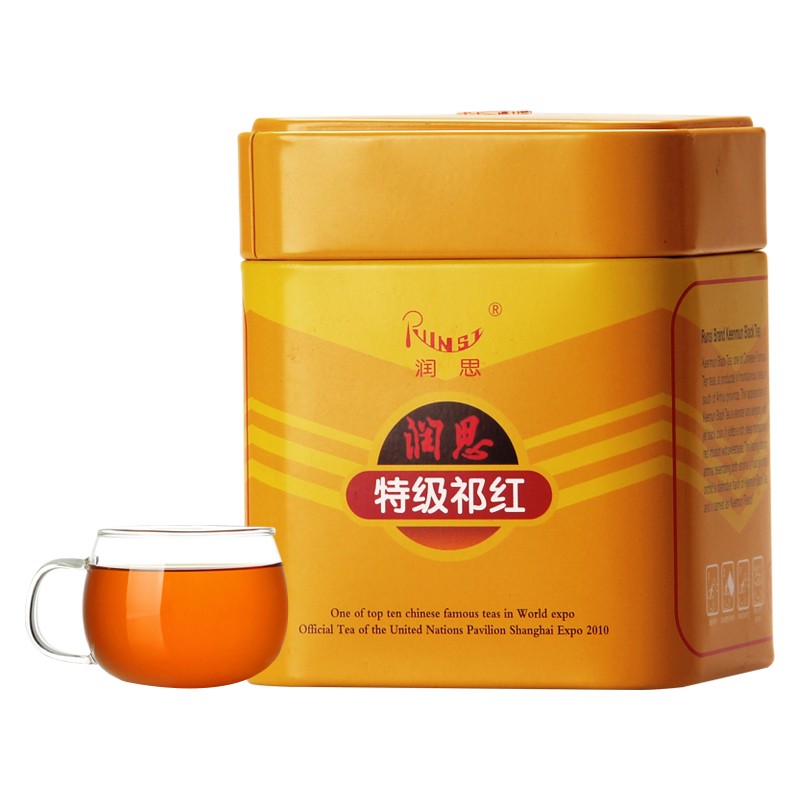 润思茶叶红茶特级祁门红茶传统工夫祁红100g红100g