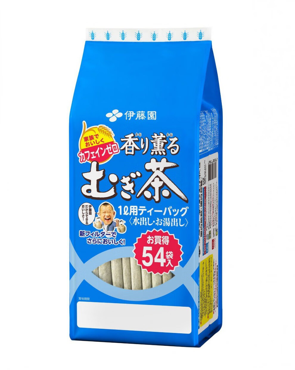 大麦茶 袋泡茶烘焙型冷热兼用54袋入饮料 伊藤园大麦茶405g 大麦茶