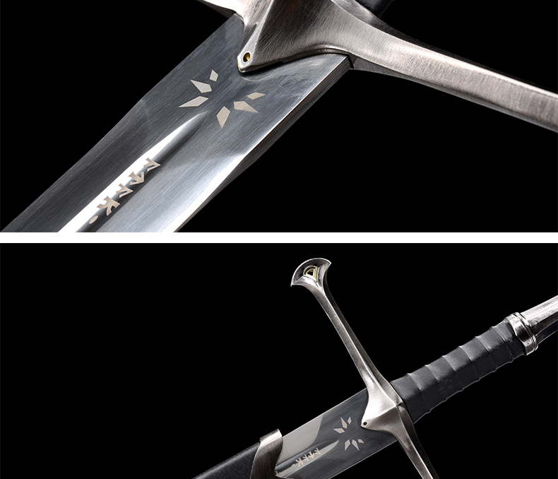 魔戒指环王纳西尔圣剑阿拉贡圣剑双手剑精灵王剑霍比特人王者之剑工艺